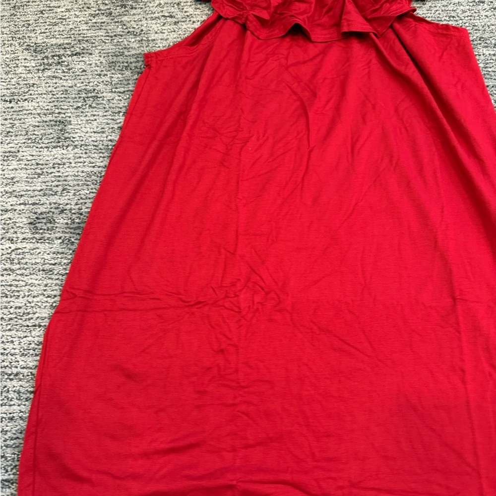 PrettyLittleThing Red Tunic Top - Picture 5 of 7